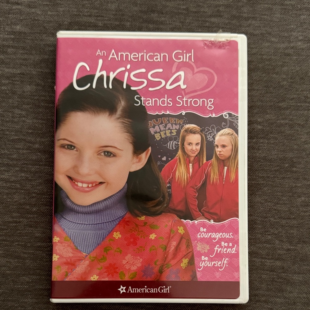 American Girl Chrissa Stands Strong DVD with Pink Cover